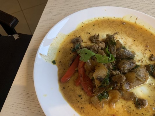 Рагу из куриной печени